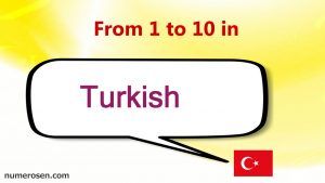Numeros en turco