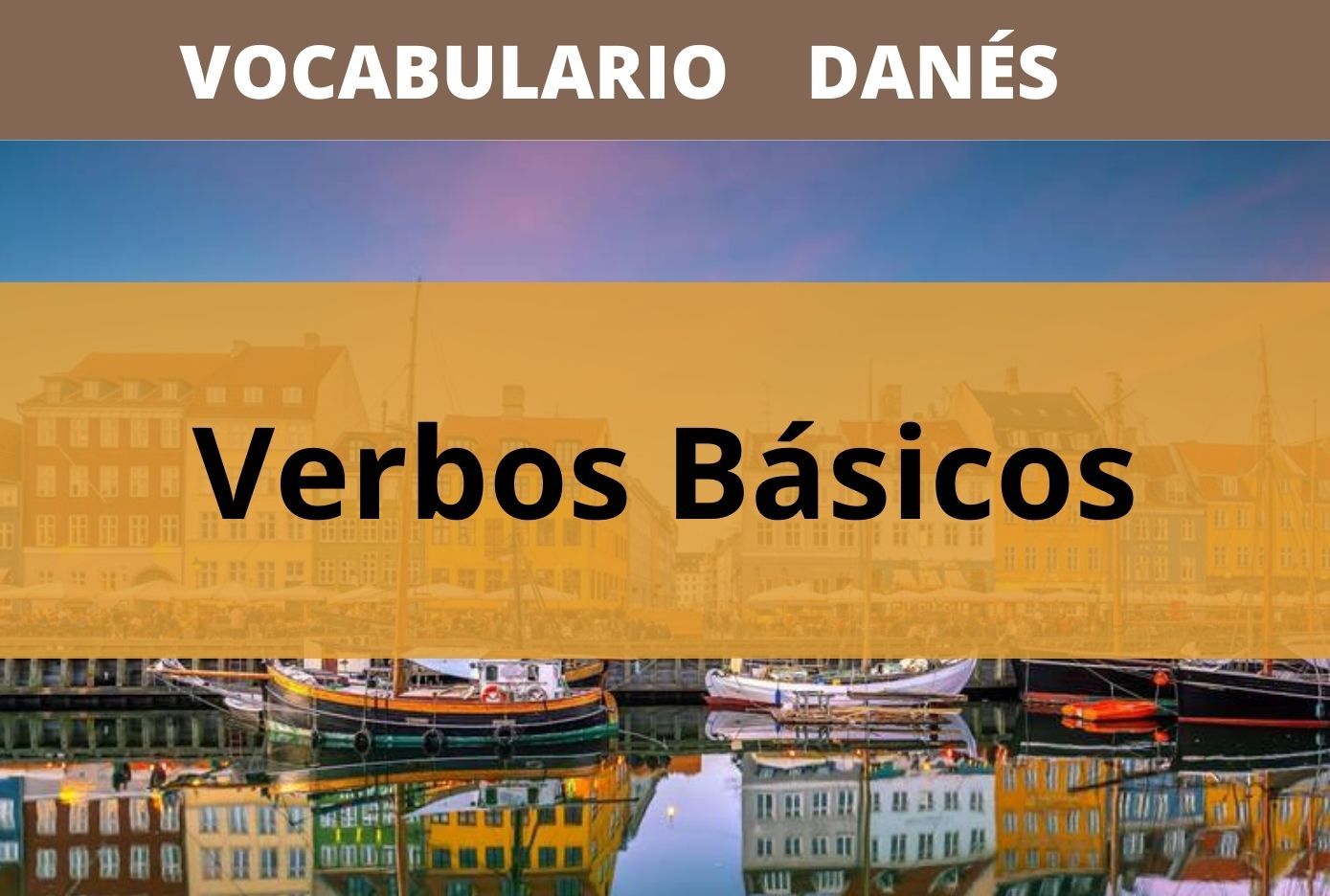 verbos básicos en danes