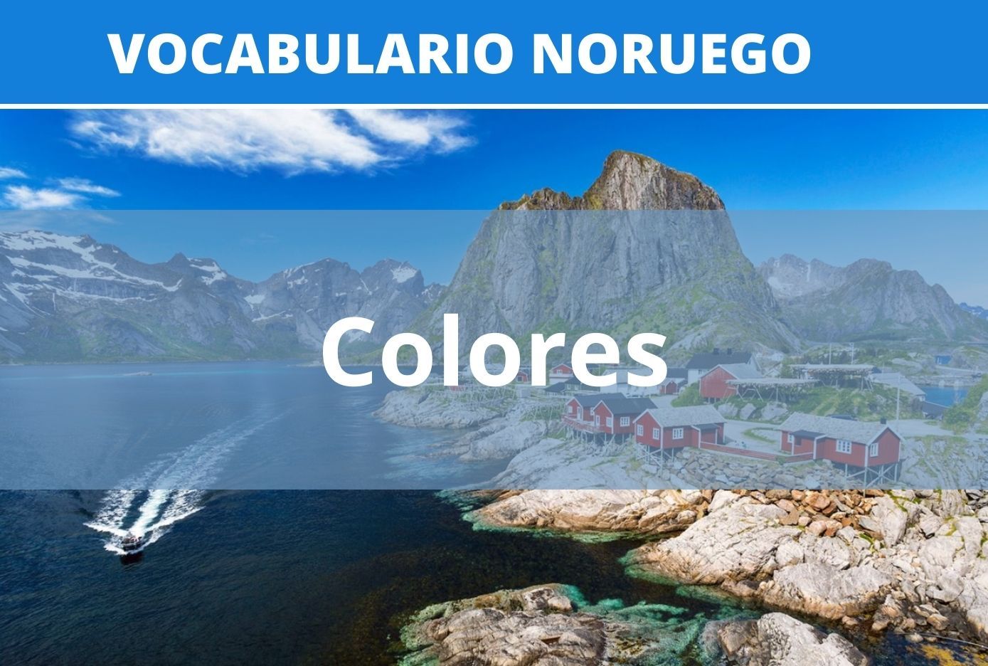 colores noruego en noruego aprende