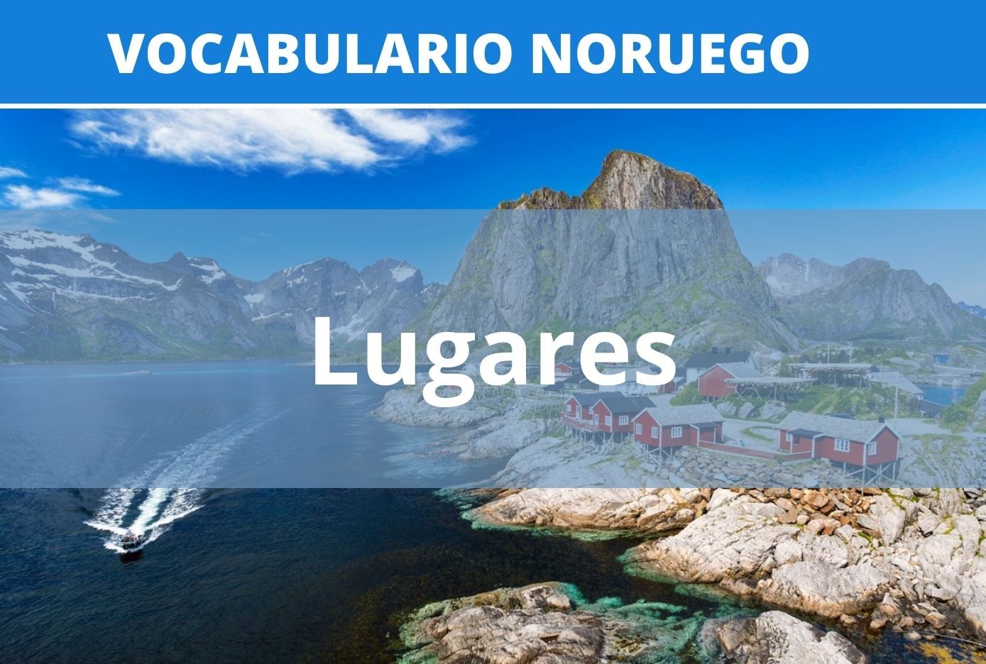 vocabulario de lugares en noruego