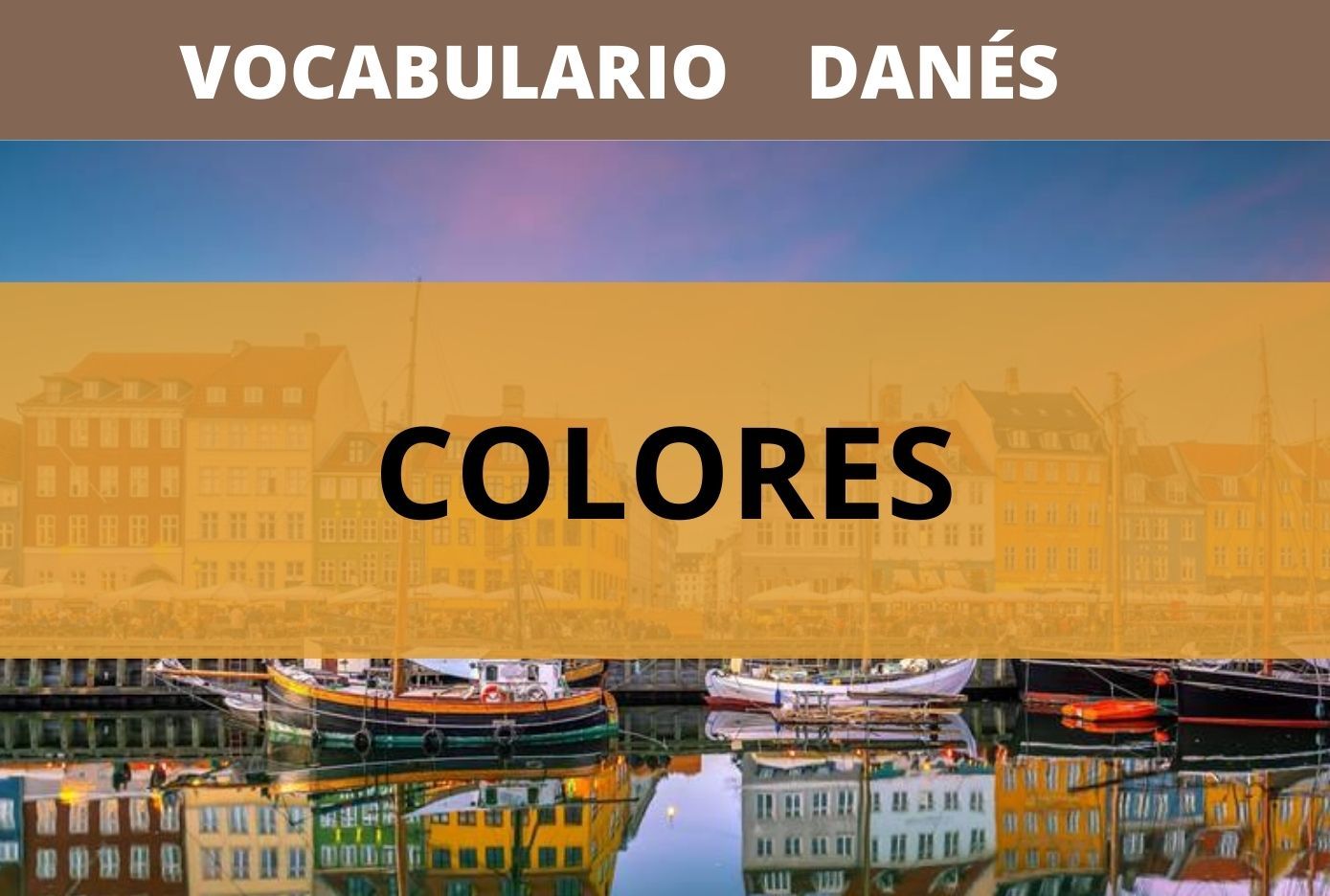 colores en danes vocabulario