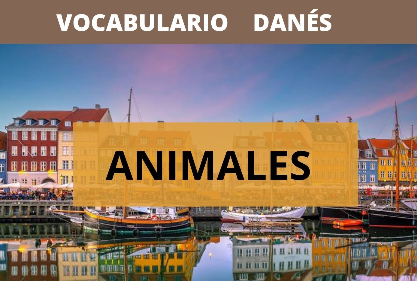 animales en danés vocabulario
